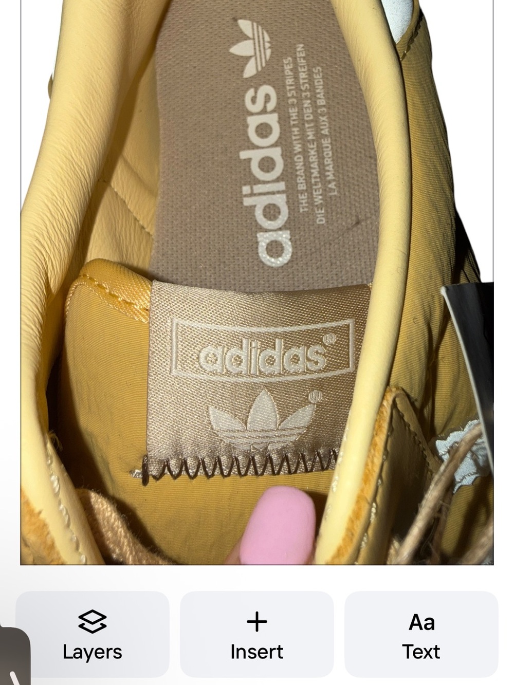 Adidas Samba OG Yellow Cream Sneakers Women’s 9 | Gum Sole Classic NWT - Picture 6 of 14